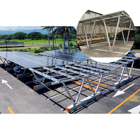 Structure de montage solaire pour carport, support de panneaux photovoltaïques, auvent de carport, supports de montage