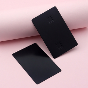 <span class=keywords><strong>Tarjeta</strong></span> <span class=keywords><strong>de</strong></span> Crédito Americana <span class=keywords><strong>de</strong></span> Metal en Blanco <span class=keywords><strong>de</strong></span> Acero Inoxidable con Diseño Único y Logotipo Personalizado, con Ranura para Chip Dual y Banda Magnética - Product Image 3