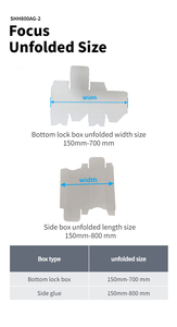 SHH + 800AG-2 Máy Dán Hồ Sơ Khóa Đáy Tự Động Với Bộ Phận Máy Dán Hồ Sơ Gaotian Phía Dưới Khóa Va Chạm - Product Image 2