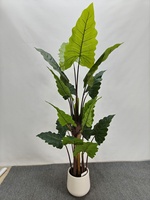 Plantes artificielles, arbres bonsaï, 120 cm, 150 cm, plantes artificielles en pot, plantes de taro, arbre bonsaï pour la décoration de la maison, de l'hôtel, du café, du restaurant
