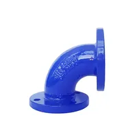 Raccords de tuyauterie en fonte ductile Awwa C153, coude à double bride 45 degrés
