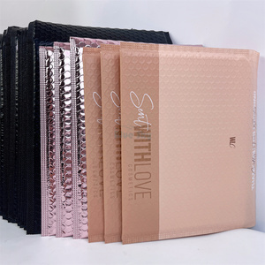 Bluesky nhôm lá vàng hồng không khí độn bong bóng phong bì tùy chỉnh in bong bóng bưu phẩm Gói giao hàng quần áo vận chuyển túi - Product Image 4