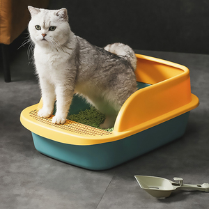 Toilette <span class=keywords><strong>pour</strong></span> chat personnalisée en gros Boîte à litière <span class=keywords><strong>pour</strong></span> chat en plastique épais <span class=keywords><strong>pour</strong></span> animaux de compagnie Boîte à sable durable <span class=keywords><strong>pour</strong></span> <span class=keywords><strong>chaton</strong></span> Toilette <span class=keywords><strong>pour</strong></span> chat - Product Image 3