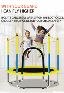 Trampolino con Rete di Sicurezza in Tessuto a Maglie Elastiche in PVC da 1,4 M per Interni ed Esterni, per Bambini e Bambine - Vendita all'Ingrosso - Product Image 6