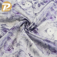Tissu en mousseline de polyester 100% tendance 2024 avec motifs imprimés à mémoire de forme pour vêtements de nuit pour filles