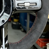Volant de voiture sport en daim personnalisé pour Mercedes Benz AMG W218 W176 W177 W204 W205 W211 W167 G55 W213 C250 C300 E63s