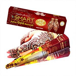 Mehendi-conos de pasta de henna india, oro activo inteligente - Product Image 1