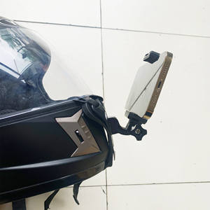 For GoPro 10 Mobile Live Streaming Action Camera with Selfie Stand Motorcycle Helmet Chin Bracket Strap <b>Mounts</b> - Product Image 2