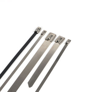 Ss304 مقاوم للحرارة العالية * من الفولاذ المقاوم للصدأ حزام ربط الكابل ذاتي القفل - Product Image 1