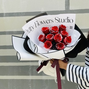 2022 Ins รูปแบบใหม่ของที่เก็บรักษาไว้11ช่อกุหลาบสีที่มีคุณภาพ<span class=keywords><strong>ดี</strong></span>มากขึ้นสำหรับของขวัญ - Product Image 4