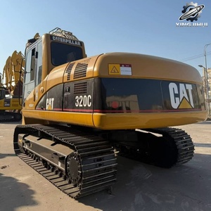 Excavatrice sur chenilles d'occasion CAT 320C, marque américaine d'origine, 20 tonnes, taille moyenne, excavatrice sur chenilles d'occasion - Product Image 2