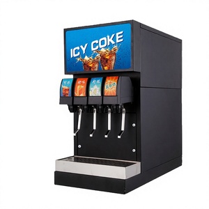 Máquina <span class=keywords><strong>de</strong></span> Bebidas Frías para Hoteles con Bandeja Recolectora Recargable, <span class=keywords><strong>Dispensador</strong></span> <span class=keywords><strong>de</strong></span> <span class=keywords><strong>Refrescos</strong></span> <span class=keywords><strong>de</strong></span> 4 Sabores - Product Image 5