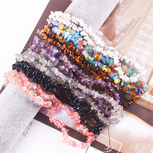 Moda semplice collana di perle d'acqua dolce naturale di <span class=keywords><strong>miglio</strong></span> placcato oro ottone disegno irregolare catena di clavicola alla moda regalo di nozze - Product Image 1