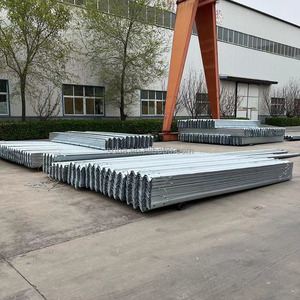 クラッシュクッション強化亜鉛メッキ金属3ビームガードレール駐車セキュリティ保護用交通障壁 - Product Image 4