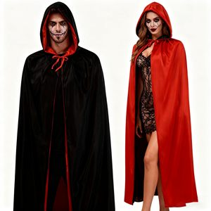 Mantella mantella vampiro di Halloween mantella mantelli, Unisex di Halloween Party reversibili con cappuccio vampiri adulti <span class=keywords><strong>mantello</strong></span> - Product Image 1