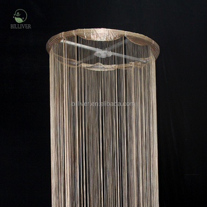 2024 nuevas decoraciones de techo de boda cortinas de cuerda brillante y cortinas decoración para boda evento cortina de flecos - Product Image 1