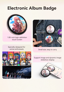 Pantalla Electrónica Inteligente para Anime Switch, Pin con Pantalla Táctil de 1.85 Pulgadas, con Aplicación para Subir Imágenes, Videos y GIFs - Product Image 4