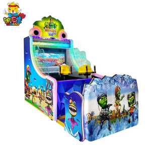 Machine de jeu d'arcade à billets avec tir à l'eau de zombies à deux joueurs à monnayeur à vendre - Product Image 1