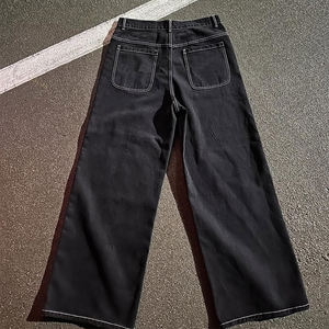 Jeans Baggy Personalizzati da Uomo, Streetwear con Ricami Graffiti, Pantaloni in <span class=keywords><strong>Denim</strong></span> per Skateboard - Product Image 5
