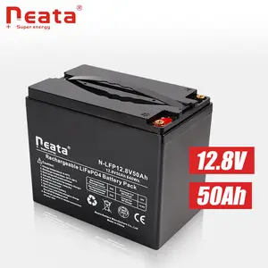 Neata Source Factory Monitor System Uninterruptible Power Suppliers Prismatic LiFePO4 12.8V 50Ah Lithium Ion Battery