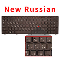 Teclado ruso para portátil LENOVO V570 V570C V575 Z570 Z575 B570 B570A B570E V580C B570G B575 B575A B575E B590 B590A RU B580
