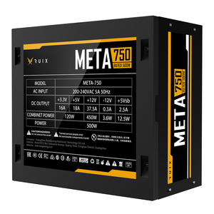 <span class=keywords><strong>Alimentation</strong></span> électrique pour jeux Ruix META <span class=keywords><strong>750</strong></span>, 500 <span class=keywords><strong>watts</strong></span>, ordinateur de bureau, <span class=keywords><strong>alimentation</strong></span> pour PC, 24V MSPS, en stock - Product Image 5