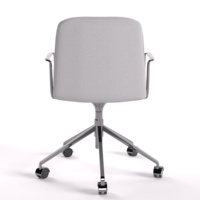 Chaise de bureau en maille et cuir PU avec accoudoirs fixes, inclinable et réglable en hauteur pour la maison et le bureau de direction