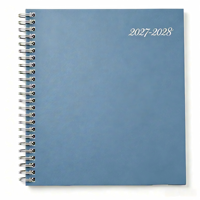 Cuaderno de Doble Espiral con 80 Hojas, Superficie de Papel, Ligero, para Tomar Notas Diarias en la Oficina