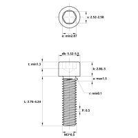 Offre Spéciale GB70 Vis de galvanisation à tête ronde hexagonale en zinc blanc bleu M5