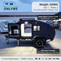 ONLYWE Directement de l'usine, caravane de camping miniature tout-terrain pour les voyages en famille et le camping