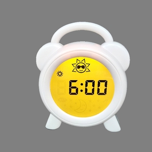 Horloge de rappel de maison de vente chaude, formation de sommeil d'enfant simulé lever et coucher de soleil horloge fournitures ménagères - Product Image 2