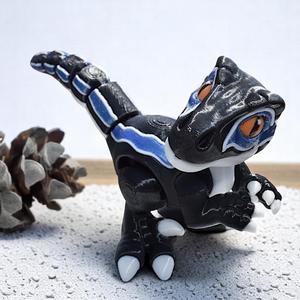 Figurine de Velociraptor en plastique, jouet de dinosaure pour enfants de 7 à 12 ans, modèle d'animal de collection avec détails exquis et texture de haute qualité - Product Image 6