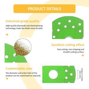 <span class=keywords><strong>แผ่น</strong></span>เจียรเพชรราคาประหยัด, ใบมีดตัดแบบแบนมีรูพรุน, เหมาะสำหรับตัด<span class=keywords><strong>กระเบื้อง</strong></span>, แก้ว, หินอ่อน, หินแกรนิต - Product Image 2