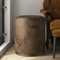 Mobilier d'intérieur moderne Ensemble de canapés en bois massif Petite table d'appoint pour le salon