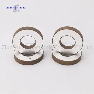 Ultrasonic Transducer Piezo Ceramic Ring 60X30X10MM Pzt Material