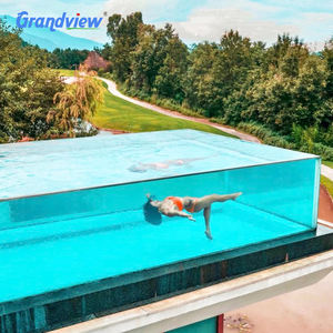 カスタマイズ工場直販大型鋳造アクリルガラスパネルプール用 - Product Image 1