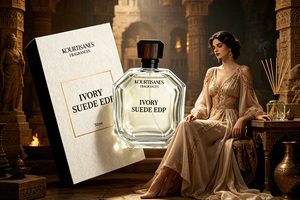 Kourtisanes Ivory Suede Woody Floral, Eau de Parfum Lujoso de Larga Duración, Fabricante de Fragancias para Mujer, OEM, ODM, Marca Privada - Product Image 2