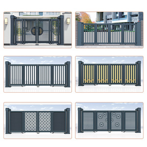 Tự động hóa cho cổng đường lái xe cho nhà ở tự động lớn nhà nhôm trượt cổng treo bi gấp cổng trượt - Product Image 6