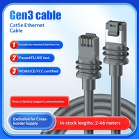 Câble adaptateur réseau extérieur Zowie Gen3 Cat7 8 broches PVC Connecteur RJ-45 Conducteur en cuivre pur Modèle ACC-501 Hub de modem