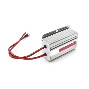 Universal <b>12V</b> Voltage Regulator Ballast Red Aluminum Car <b>DC</b> Single Phase YC100746-RD - Product Image 1