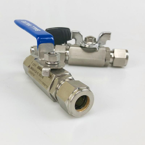Vanne à boisseau sphérique NAI LOK série BR en acier inoxydable 316, double ferrule 1/4" DE, 1000 psi, vanne de régulation basse pression pour système d'échantillonnage de gaz - Product Image 6