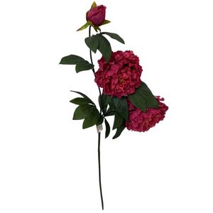 OH ARTS Real Touch - Flores Artificiales al por Mayor, Flores de Seda, Decoración de Flores de Peonía Artificiales para Bodas - Product Image 1