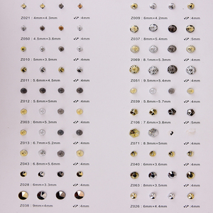 Thời Trang Khác Phụ Kiện May Mặc Da Quần Áo Trang Trí Đinh Tán <span class=keywords><strong>Jeans</strong></span> Bag Trang Trí Punk May Đinh Tán - Product Image 3