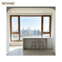 Ventana Abatible de Aluminio con Alta Hermeticidad, Sellado para Exteriores, Ventana para el Hogar