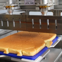 Máquina Cortadora de Pasteles Ultrasónica Automática que Corta con Precisión Triángulos Isósceles, Rombos, Círculos y Cuadrados