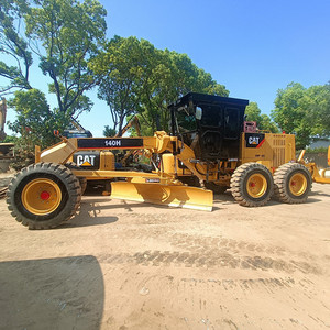 Motoniveladora CAT 140H Usada, Maquinaria Pesada con Motor Caterpillar, Equipo de Construcción Amarillo - Product Image 1