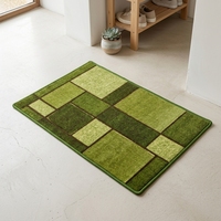 Golden Sunshine Hand-Carved Carpet, 3D Textured Floor Rug Floor Mat Carpet