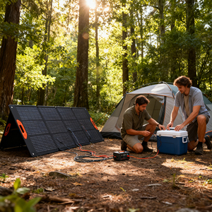 Precio Directo de Fábrica, Panel Solar Portátil de Silicio Monocristalino de 180W 200W, Resistente al Agua, para Camping y Exteriores, Envío Gratis - Product Image 1