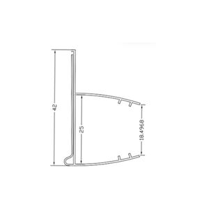 Porte-étiquettes adhésif en PVC, porte-étiquettes d'étagère, bande de données pour étagères en bois ou en herbe de 20 à 25 mm - Product Image 5