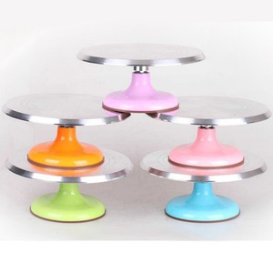 Bakest Wholesale Tangchu TC8029-1 Silicone Cake Stand Rotating Turntable Eco-Friendly Dishwasher <b>Safe</b> Cake Decoration <b>Tool</b> - Product Image 1
